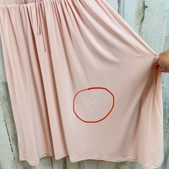 asos pink maternity V-neck Goddess Dress size 8 - Picture 8 of 9